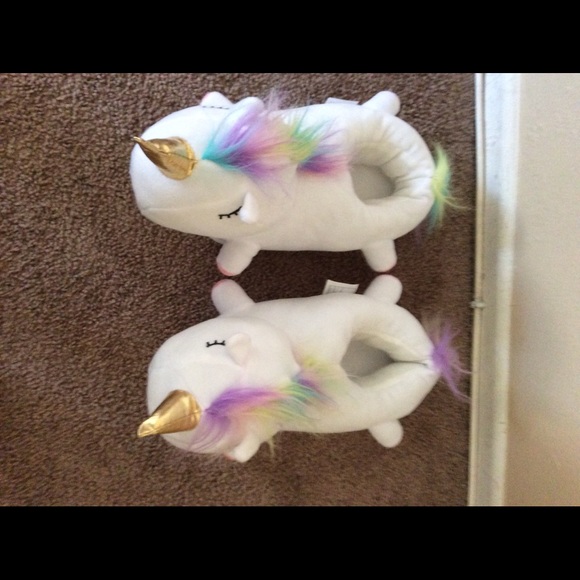 💥 HP 🆕 UNICORN Soft comfy Slippers kids - adults - Picture 4 of 8